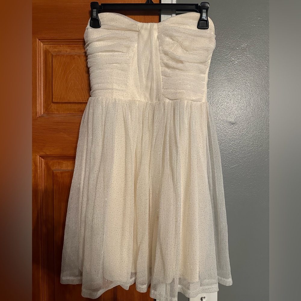 Sparkly gold party dress
